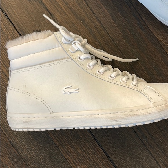 Lacoste Thinsulate Lined Hightops, size 8 - Picture 3 of 3